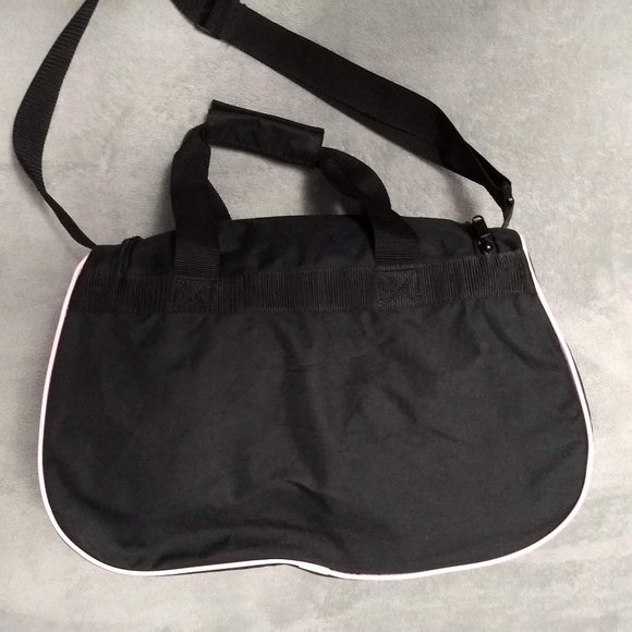 ADIDAS BLACK/PINK DUFFEL BAG - Picture 7 of 9